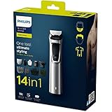 Philips Multigroom Serie 7000, Recortadora 14 en 1 para Barba, Pelo y...