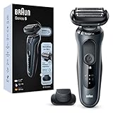 Braun Series 6 Afeitadora Eléctrica Hombre, Máquina de Afeitar Barba con...
