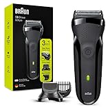 Braun Series 3 Afeitadora Eléctrica Hombre, Máquina de Afeitar Barba, 3...