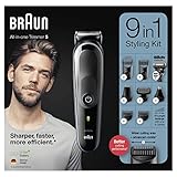 Braun Recortadora Barba 9 en 1, Máquina Cortar Pelo, Cortapelos Hombre...