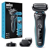 Braun Series 5 Afeitadora Eléctrica Hombre, Máquina de Afeitar Barba con...