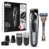 Braun BT7240 Recortadora De Barba Y Cortapelos Para Hombre, Cuchillas...