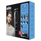 Braun Mgk5260 Recortadora de Barba y Cuerpo 8 en 1, con 6 Accesorios y...